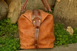 Bolso Cuero Natural - Cod 219
