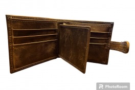Billetera Cuero Natural - Cod 204