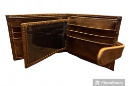 Billetera Cuero Natural - Cod 204