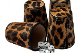 Set de Cachos en Cuero Animal Print - Cod 257