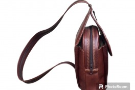 Mochila Cuero Natural - Cod 198