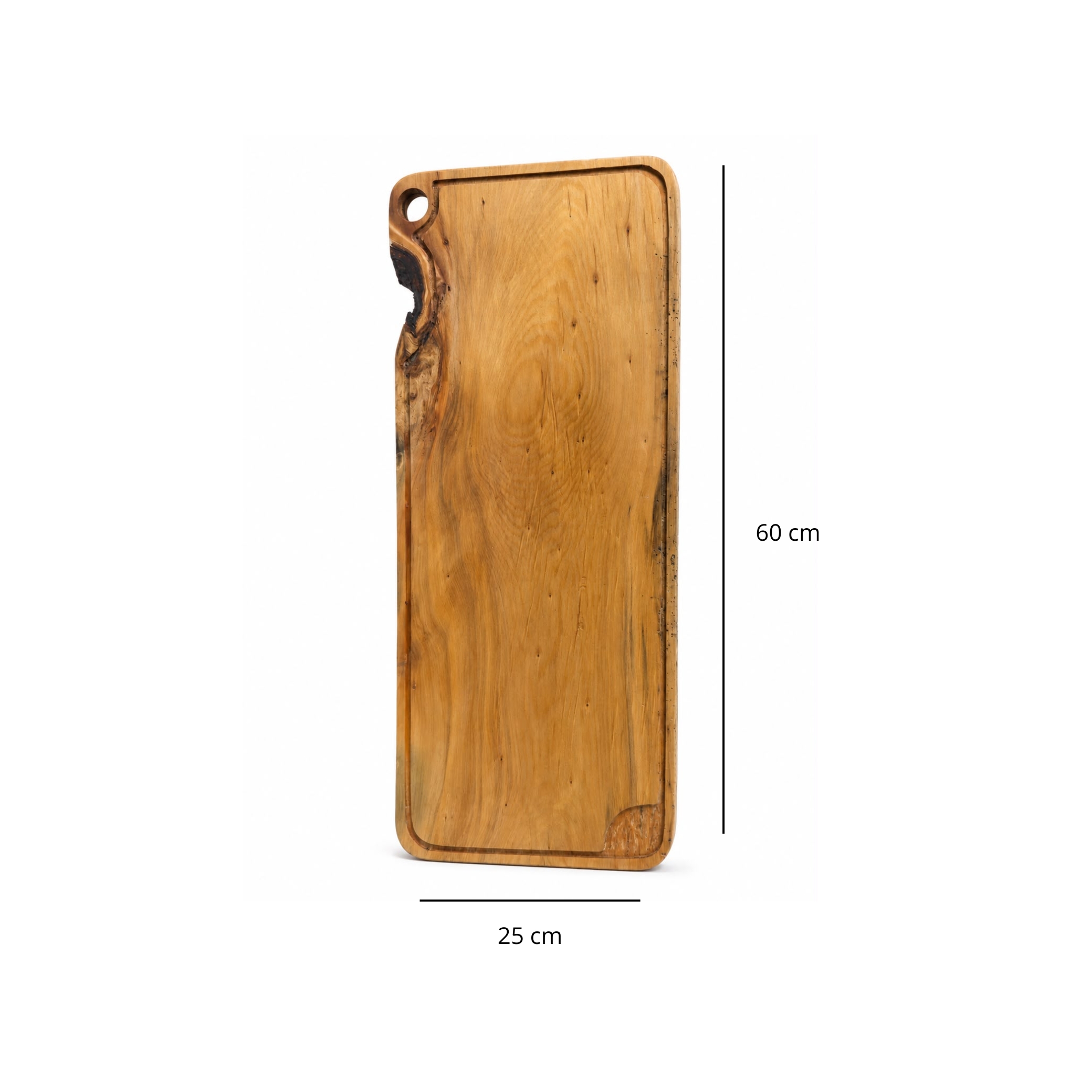 Tabla de Madera Nativa Araucaria (60 x 25 cm) - Borde natural 