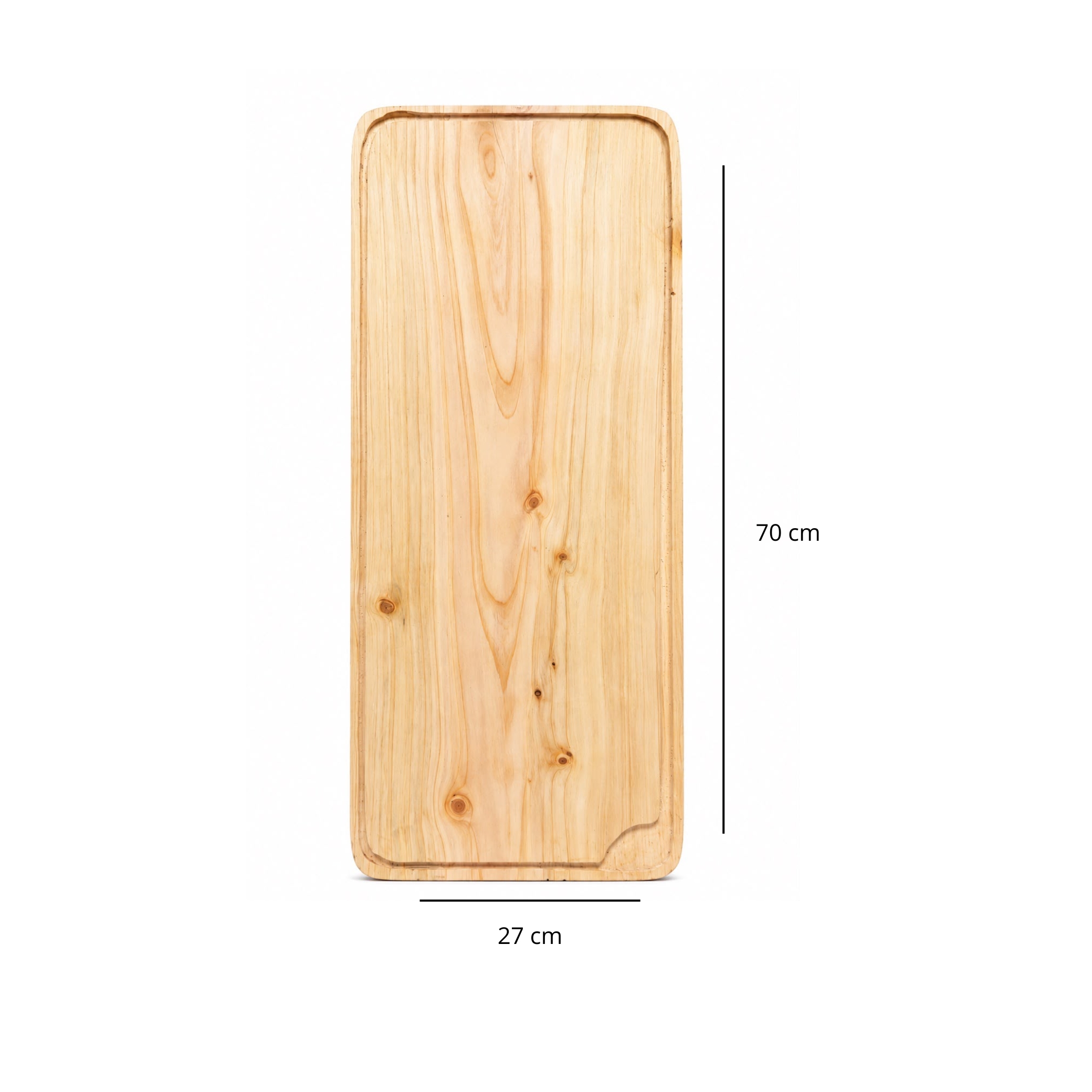Tabla de Madera Nativa Ciprés (70 x 27 cm)