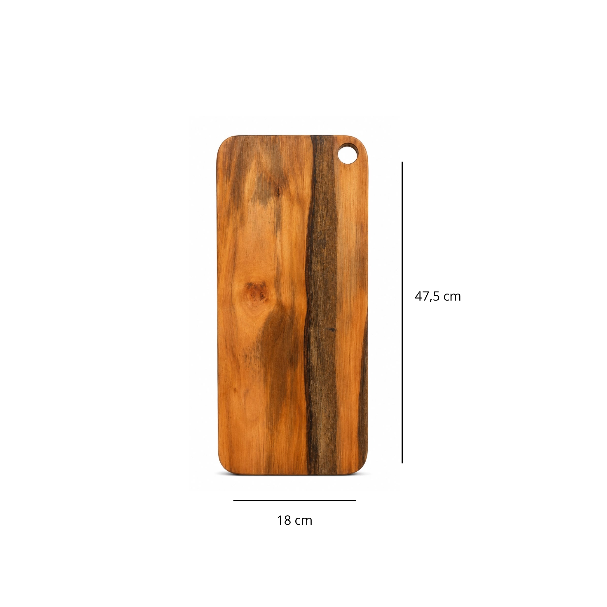 Tabla de Madera Nativa Raulí (47,5 x 18 cm) 