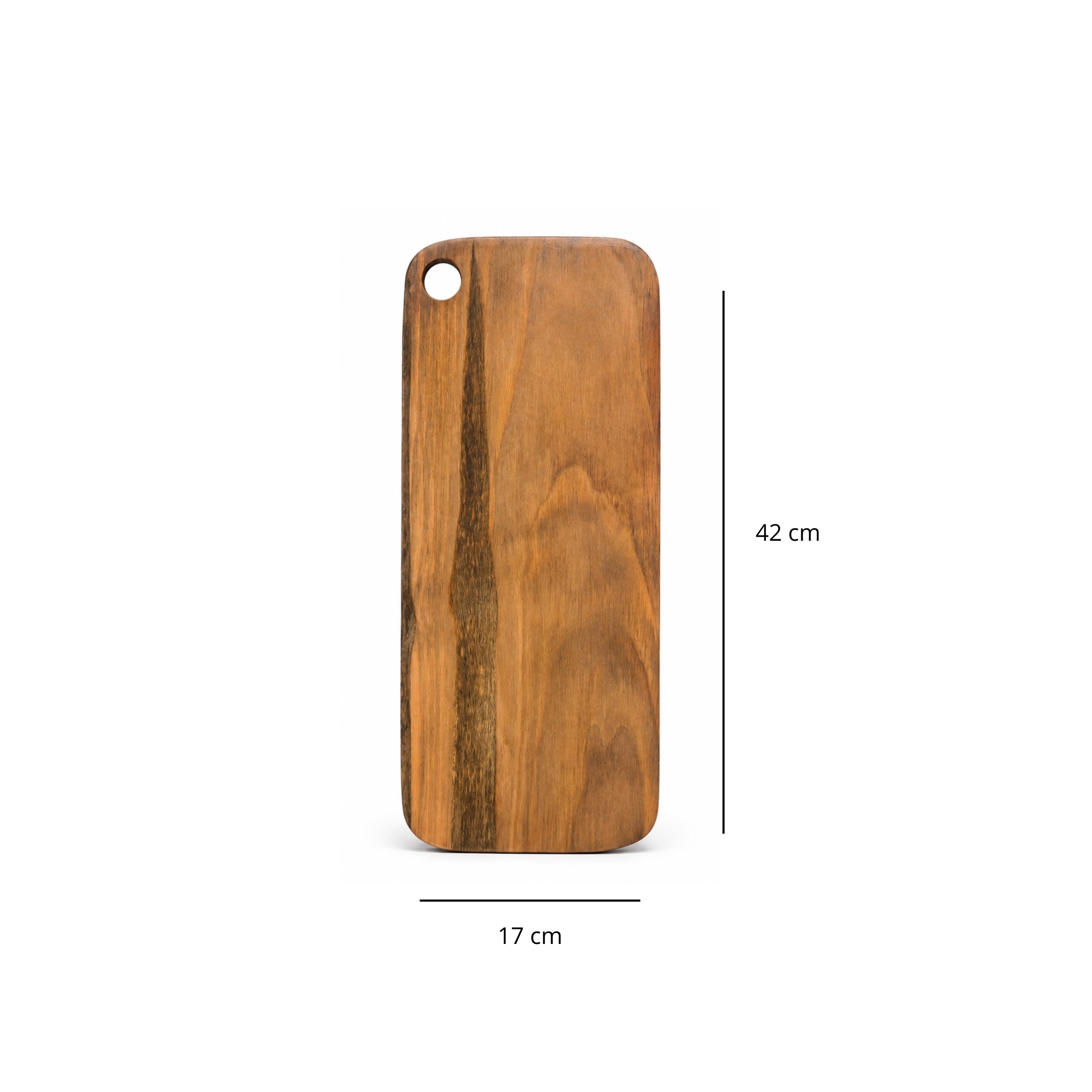 Tabla de Madera Nativa Raulí (42 x 17 cm) 